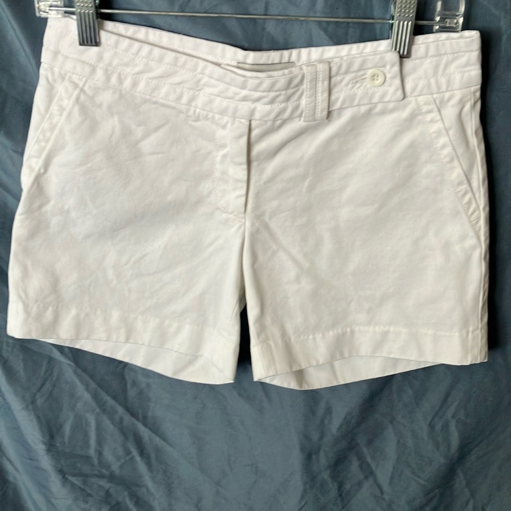 Coach: White Shorts- 100% Cotton- S